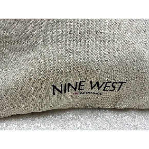 Nine West  women beige canvas  pouch - Picture 8 of 8